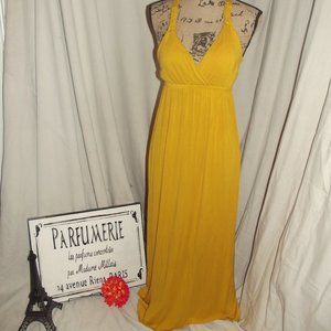 Mustard Pink Rose Maxi med